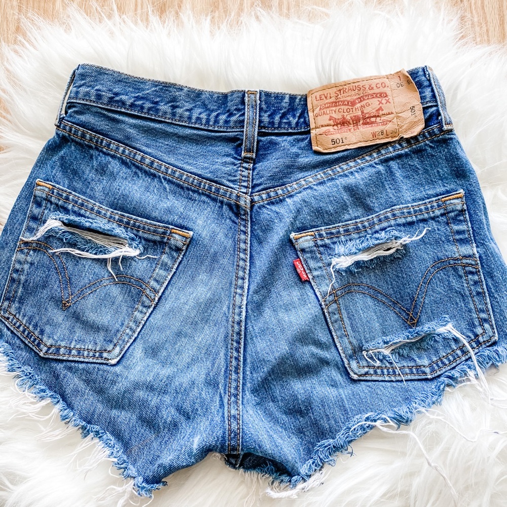 Levi’s Custom Distressed Shorts - image 3